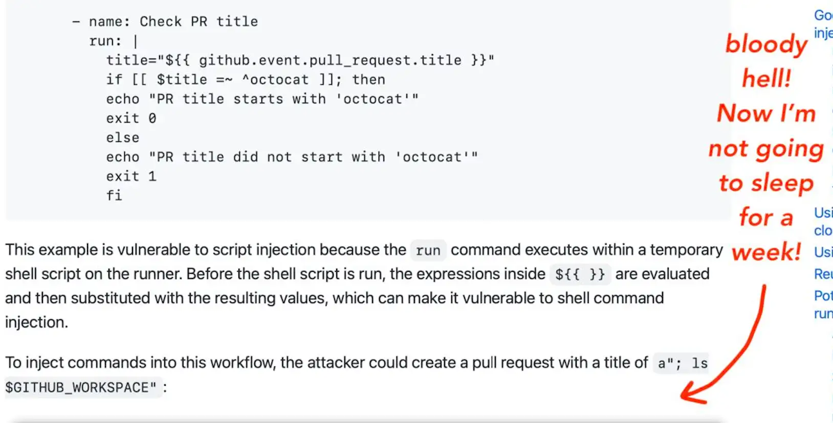 Poster image for Hacked by a branch name, ouch!