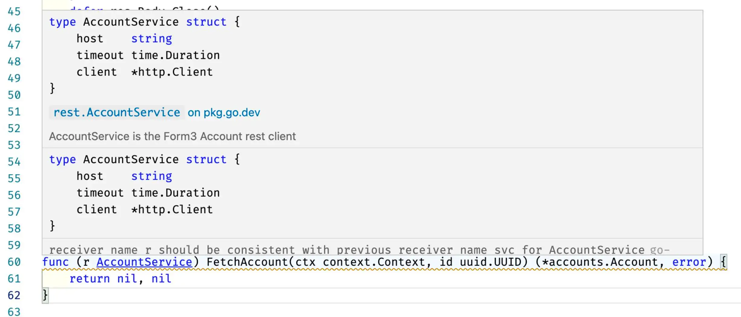 Poster image for Diff. between Golang and C# number 22 (compiler warnings)