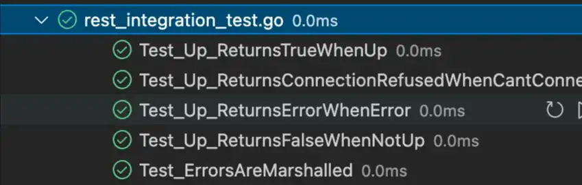 Poster image for Diff. between Golang and C# number 25 (insanely fast integration tests)