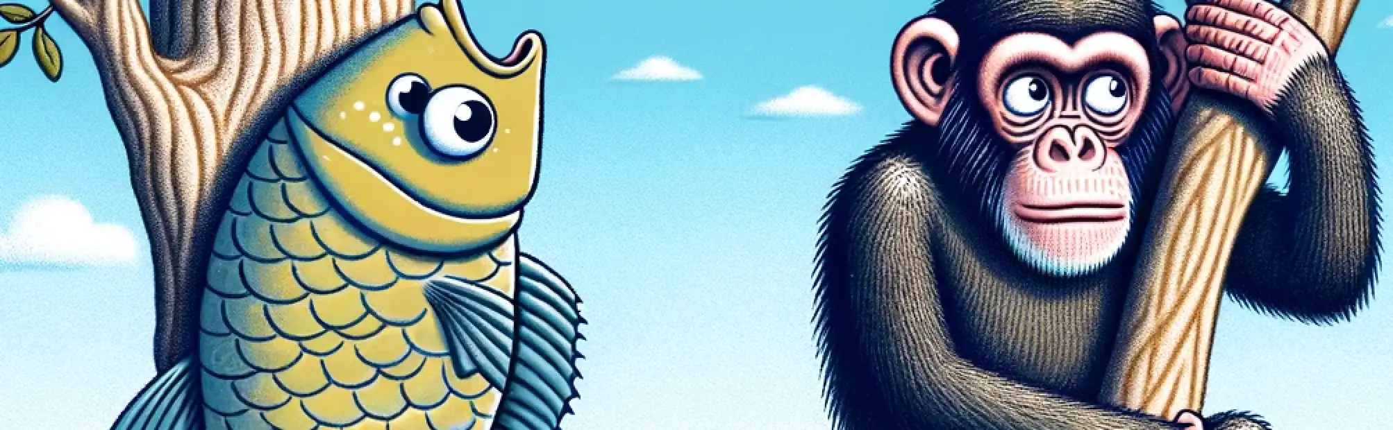 Poster image for Random bits, fish and chimpanzees!